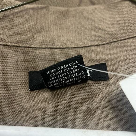 NWT TRUST LINEN BLEND MENS SHIRT SIZE XL - Picture 4 of 6